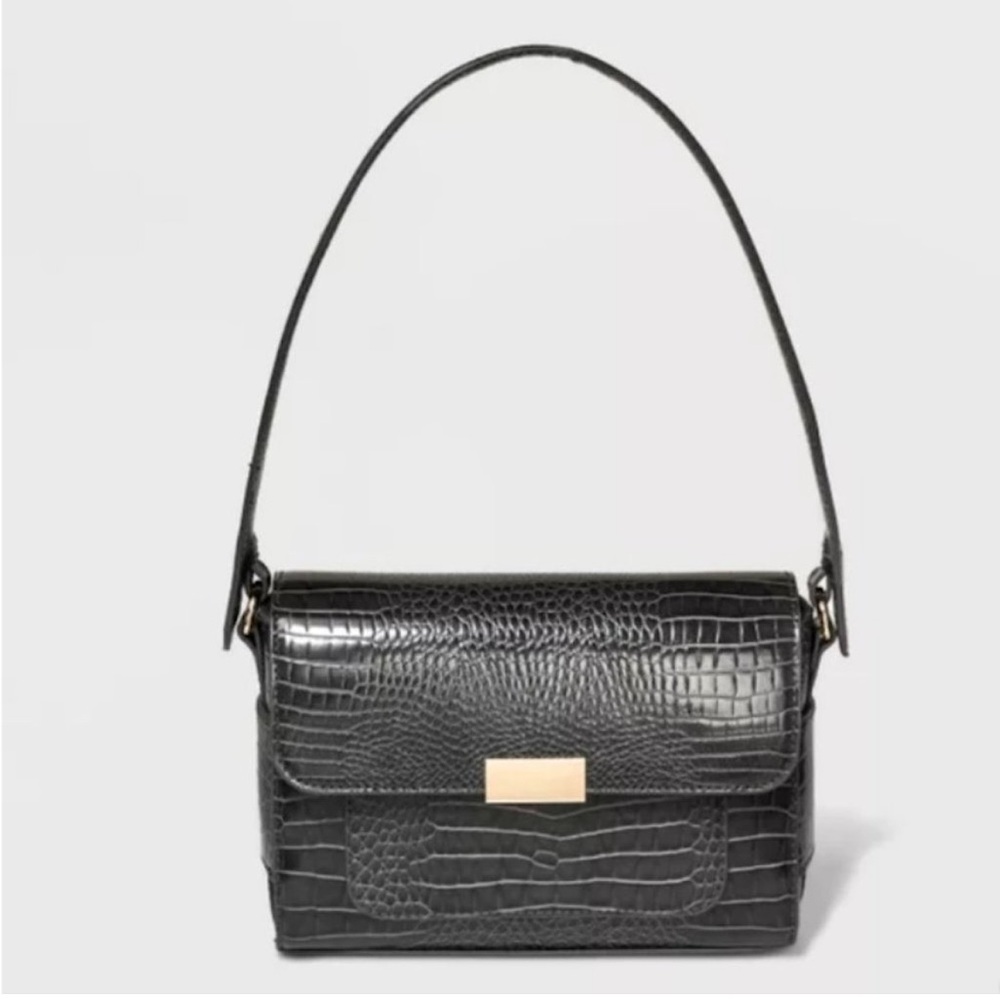A NEW DAY | Gray Mini Flap Pouch Bag